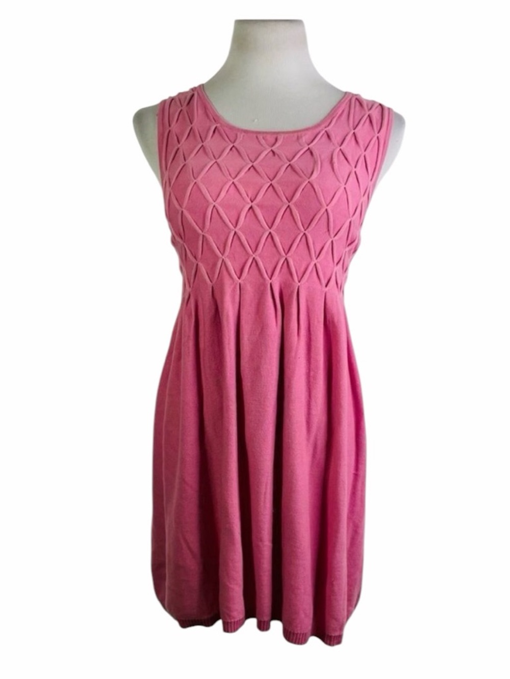 NWT Max Studio Orchid Pink Sleeveless Sweater Midi Dress - L